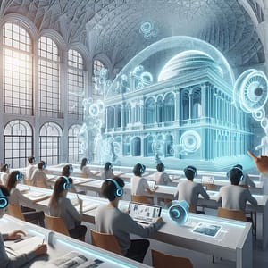 classe futuristica università AI 4