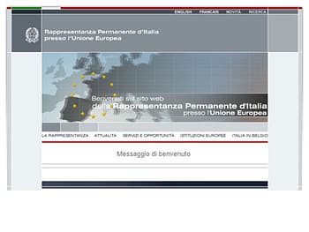 Sito rappresentativa Italia in Europa Sito rappresentativa Italia in Europa