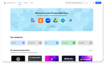 chrome webstore